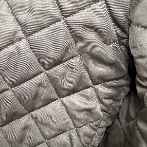 Burberry Green Quilted Lightweight Button Up Jacket Size M - Picture 3 of 12